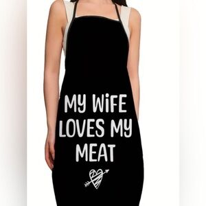 Apron NEW My wife loves my meat